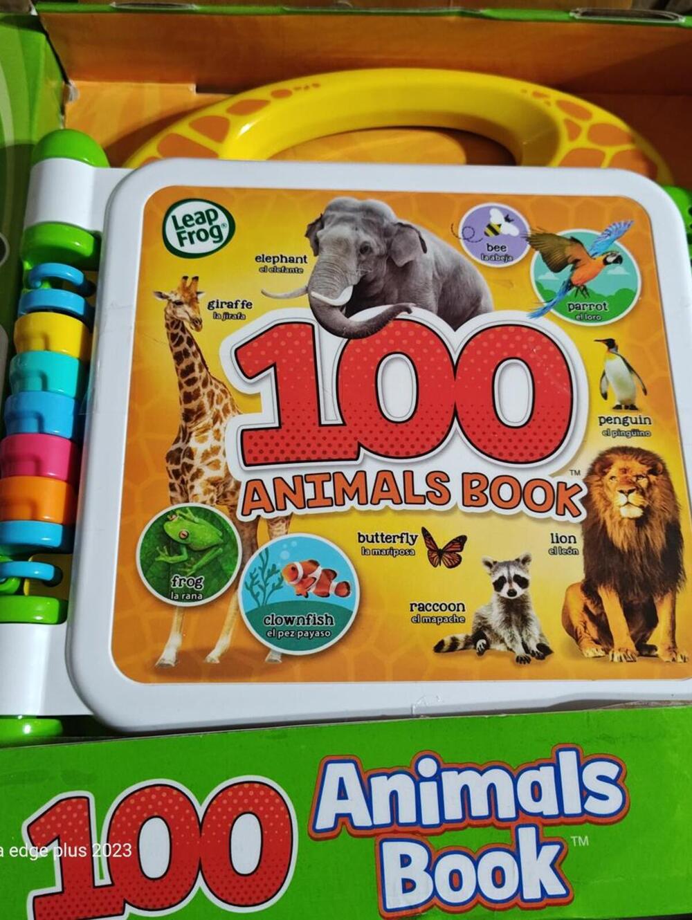 Leap Frog Learning Friends 100 Words Electronic Kids Book New English & Spanish